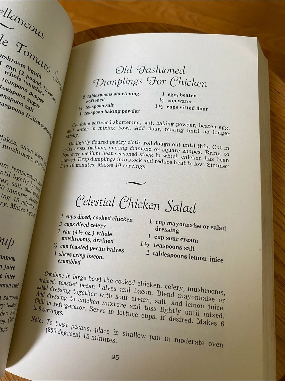 Vtg 1967 First Ed Dining with David Wade Cookbook - Paperback 300 pages